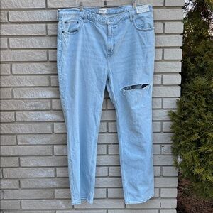 Abercrombie & Fitch High Rise Relaxed Straight Jeans 36/22